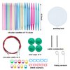 Weabetfu 60pcs Interchangeable Circular Knitting Needles Set with Case 13 Pairs of Aluminum Circular Knitting Needle for Handmade DIY Knitting with Knitting Accessories,(2.75mm-10mm)