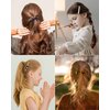 Hair Barrettes for Women, 8 Pcs Barrettes for Fine Thin Thick Hair, 3 Inch Acetate Small Clips Barrette No Slip, French Tortoise Shell Womens Girls Accessories