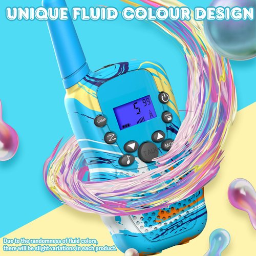 Selieve Toys Gifts for 3 4 5 6 7 8 Year Old Boys, Walkie Talkies Kids 22 Channel 2 Pack with LED Flashlight & VOX Function, Boys Toys Age 3-12 Year Old Children for Outside, Camping, Hiking