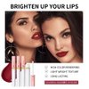 SHEEPFLY 4 Color Lip Gloss Cigarete Lipstick Set，Velvet Lipstick Cigaretes Non-sticky，24-Hour Long Lasting Waterproof Matte Lipstick Tube Sexy Nude Lady Lipstick lip gloss (3#)