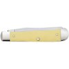 Case XX WR Pocket Knife Yellow Synthetic Trapper High Carbon Steel Blades Item #161 - (3254 CS) - Length Closed: 4 1/8 Inches
