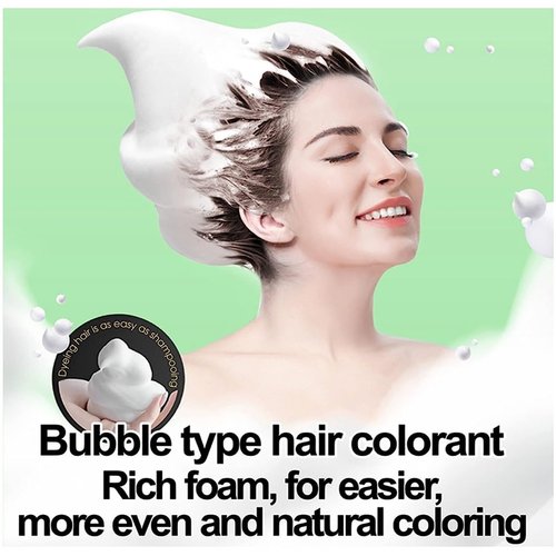 Dark Brown Hair Dye Shampoo-Dexe Hair Shampoo for Natural Hair,Temporary Instant Hair Dye Maintain for Men and Women Black Color/Easy to Use/Last 30 days/Natural Ingredients (Pack of 10)