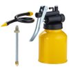 Junchi Hand Pump Oiler Can Professional Level 8 oz. Capacity Pump Oiler with Metal & Long Flex Spout
