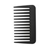 Mini Wide Tooth Comb,Small Travel Purse Hair Detangling Comb Beard Comb for Curly Wavy Hair Portable Care Comb Shower Comb Travel Combs for Men Women - Best Styling Comb for Wet,Dry,Long Hair (Black)