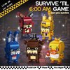 QEINIE Five Nights Security Breach Building Blocks Toys, Classic Horror Game Five Nights 5 Pcs Action Figures, Great Birthday Presents for Teens, Collectible Present for Game Fans(988PCS)
