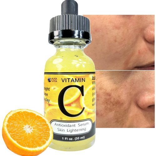 Skin Brightening Vitamin C Herbal Serum Face Anti-aging Antioxidant Natural Ingredients By ALKA VITA