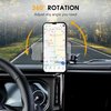 BESTAOO Dash Phone Holder Compatible with 2024 Jeep Wrangler JL 2/4 Door Interior Accessories, 360° Adjustable Cell Phone Mount (Clip)