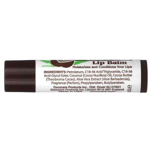 Cococare Cocacare coconut Lip Balm With Natural Coconut Oil - 0.15 Oz