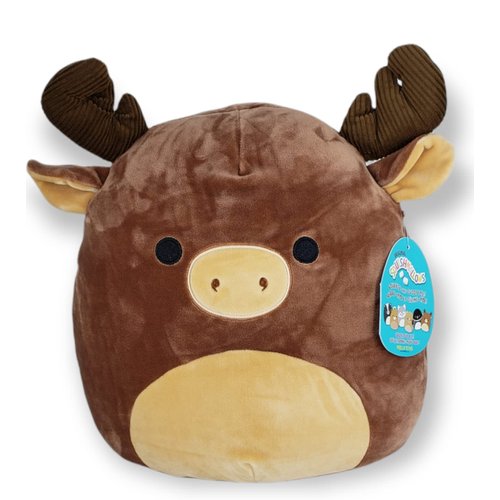 SQUISHMALLOW KellyToy - 12 Inch (30cm) - Maurice The Moose - Exclusive Canadian Series - Super Soft Plush Stuffed Toy Animal Pillow Pal Buddy Birthday Valentines Gift