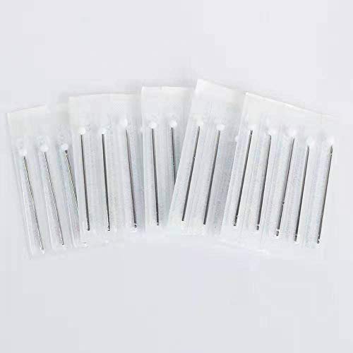 Shuiniba 16G 10 Pieces Body Ear Navel Nose Lip Nipple Piercing Needles