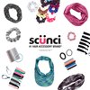 The Original Scrunchie® Six Days of Scrunchies Fashion Gift Set Includes 6 Unique Designs: Black Velvet, Emerald Satin, Animal Velvet, Burgundy Satin, Pink Metallic, White Satin in Presentation Box