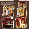 INSOON Magic Booknook Building Set with LED Light, 3.6mm Mini DIY Bookend Building Kit for Bookshelf & Home Decor, 1015 PCS Miniature Book Nook Building Block Model for Kids Adults Boys Girls Age 8+