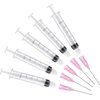 5 Pack 5ML/CC Premium Ink Filling Syringe with Blunt Needle Tip for Fountain Pen