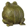 Evergreen Cute Portly Frog Outdoor Statue and Secret Key Holder | Weatherproof and Outdoor Safe | Garden Sculpture | Porch Garage or Patio Home Decor | 6 Inches Tall