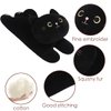 ARELUX 22in Soft Cat Big Sleeping Hugging Pillows,Black Cat Plush Pillow, Kitten Stuffed Animal Throw Pillows Accompany Plush for Friends Family Birthday
