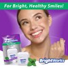 BrightWorks Dental Floss Mint Waxed - 55 Yards (Pack of 4)