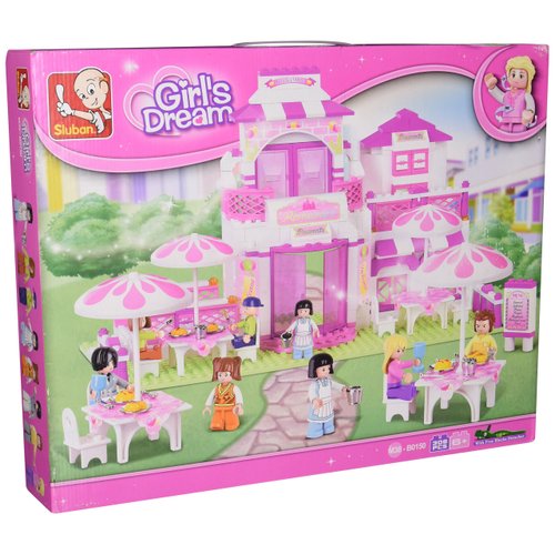 Sluban Building and Construction Blocks Romantic Restaurant Building Blocks
