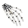 10Pcs Skeleton Hands Hair Clips 3 inch Hand Bone Shape Hair Clips Halloween Party Hair Accessories, White