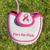 Giggle Golf Mallet Putter Cover | Great Golf Gift & Golf Bag Accessory (Pink Ribbon)