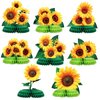 8 Pieces Sunflower Party Honeycomb Centerpieces Table Decorations Sunflower Supplies Sun Flowers Party Table Decor Sunflower Party Decorations Party Table Topper for Sunflower Themed Party