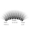 IECILI Individual Lashes/Lash Clusters 240pcs 9-14mm Cluster Eyelash Extensions /12 Roots/C Curl /0.07mm Cluster Lashes/Faux Mink Lash Extensions (C Curl, 10D Cluster Lashes)