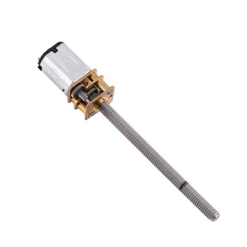 Micro Gear Motor High Torque DC 12V 400RPM N20 16mm Shaft M4x55mm Screw Reducer Reduction Motor with Gear Box