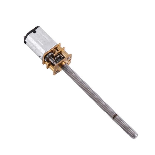 Micro Gear Motor High Torque DC 12V 400RPM N20 16mm Shaft M4x55mm Screw Reducer Reduction Motor with Gear Box