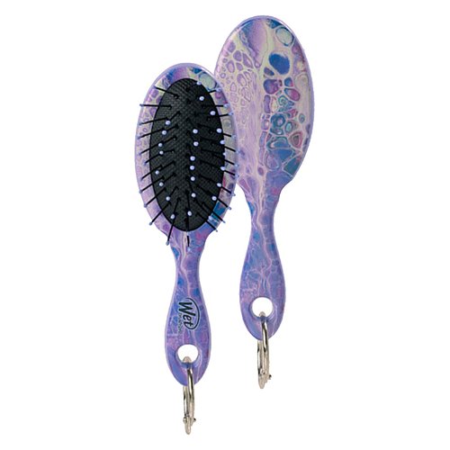 Wet Brush-Pro Keychain Hair Brush, Limited Edition Fantastic Voyage, 1 Count (Pack of 2), Liquid Clouds