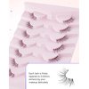 Half Lashes Natural Half Eyelashes Corner Lashes Narutal Look Wispy Lashes 3/4 Lashes End Lashes Clear Band Lashes Half-01