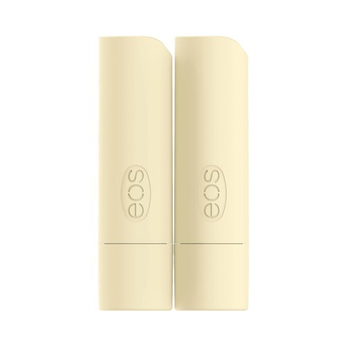 Eos Vanilla Bean Lip Balm Smooth Stick Set, White (Pack of 2)