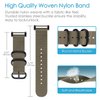 Fintie Watch Band Compatible with Suunto Core, Premium Woven Nylon Replacement Sport Strap with Metal Buckle Compatible with Suunto Core Smart Watch