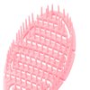VOCOSTE Grid Hair Brush, Shower Detangler Need to Vent Detangling Brush, Rubber Pink