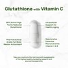 Glutathione Supplement 1,000mg Per Serving, 98% Purity | Plus Vitamin C 500mg, Active Reduced Form (GSH) | Intracellular Antioxidant – Supports Detoxification & Immune Health