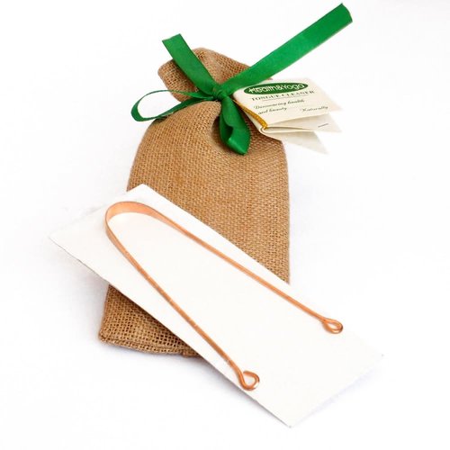 HealthAndYoga™ qSwipe Lite Copper Tongue Cleaner (Gift Pack)