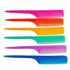 SBWC Tail Comb Barber Comb Traders Tail Comb with Medium Fine Teeth Multicolor For Men Women Children Pack of 3
