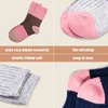 HowJoJo Big Girls Wool Socks Kids Crew Seamless Winter Warm Thermal Socks 6 Pack 6 Pack 8-10 Years