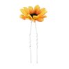 BinaryABC Sunflower Hair Pins Hair Clips for Bridal Wedding Party, Bridesmaids, Proms (10Pcs) (Yellow)