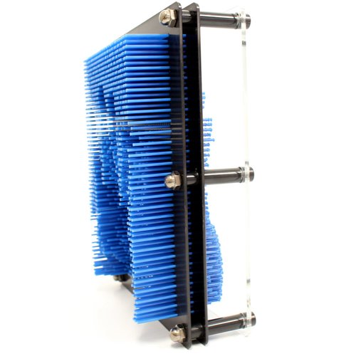 PowerTRC Classic 3D Pin Art Toy, Hand Art Sensory Toy Hand Pins Impression Toy, Fun Fidget Pin Art Board Toy for Birthday Gifts 8x6 Inches