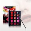 Lip Makeup Kits for Women, Lip Makeup Set for Beginners, Christmas Gift Set for Women Girls, Lips Cosmetics Essential Bundle Includes Lipstick Palette,Lip Brush,Lip Balm,Matte Lipstick,Liqiud Lipstick