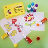 Yuanhe Dot Markers Bingo Daubers - 6 Colors Washable Paint Dotters for Toddlers and Kids Art Supply