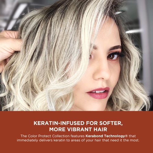 KERATHERAPY Keratin Infused Color Protect Conditioner, 10.1 fl. oz., 300 ml - Gluten Free Color Protecting Conditioner for Color Treated Hair with Kerabond Technology, Red Raspberry Oil, Omega 3 & 6