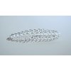 Generic Shiny gold or silver metal leaf alligator hair clip for fine thin hair (Primary color: Gold)