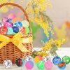 Hxezoc 24 Pcs Bouncy Balls for Kids, 32mm 6 Styles Rubber Bounce Balls Bulk for Party Favors, Goodie Bag Fillers, Easter Gift Bag Stuffers, Basket Stuffers, Classroom Prizes