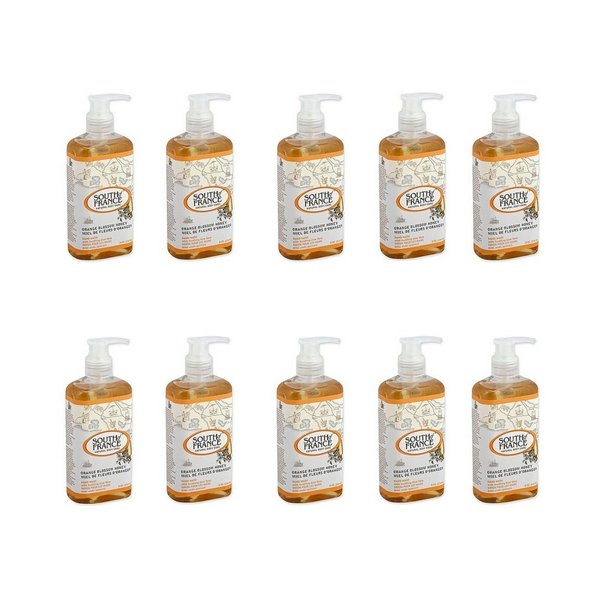 South Of France Liquid Soap, Orange Blossom Honey, 8 Fluid Ounce (10 pack)