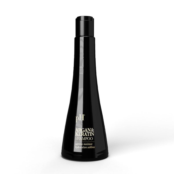 pH Labs Argan & Keratin Shampoo - Deeply Hydrating, Moisturizing Shampoo for Damaged, Color-Treated Hair, Adds Shine, Strength & Softness - 8.45 oz