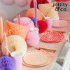 Jollity & Co Check It! Dinner Plates - The Classic Black Paper Plates - Pack of 8 Cake Plates Disposable - Checkered Pattern Party Plates for Baby Showers, Summer Parties, Birthday Decorations