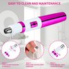 AREYZIN Nose Trimmer for Women Ladies Painless Ear and Nose Hair Trimmer for Men Eyebrow Facial Ear Hair Trimmer Nose Hair Clippers Professional, Waterproof, Dual-Edge Blade, Purple