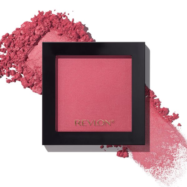 Revlon Powder Blush, Face Makeup Stocking Stuffers for Women, Buildable Color, Lightweight & Smooth Finish, 033 Very Berry, 0.17 oz