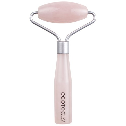 EcoTools Mini Rose Quartz Facial Roller with 100% Rose Quartz (Pack of 1)