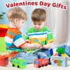 No Hole Bath Toys for Babies and Toddlers, Car Bath Toys for Infant Kids 1-3, Beach Pool Bathtub Toys for Kids, Baby Bath Toys 1-3 6 12 18 Month, Birthday Valentines Day Gifts for Kids Boys Girls